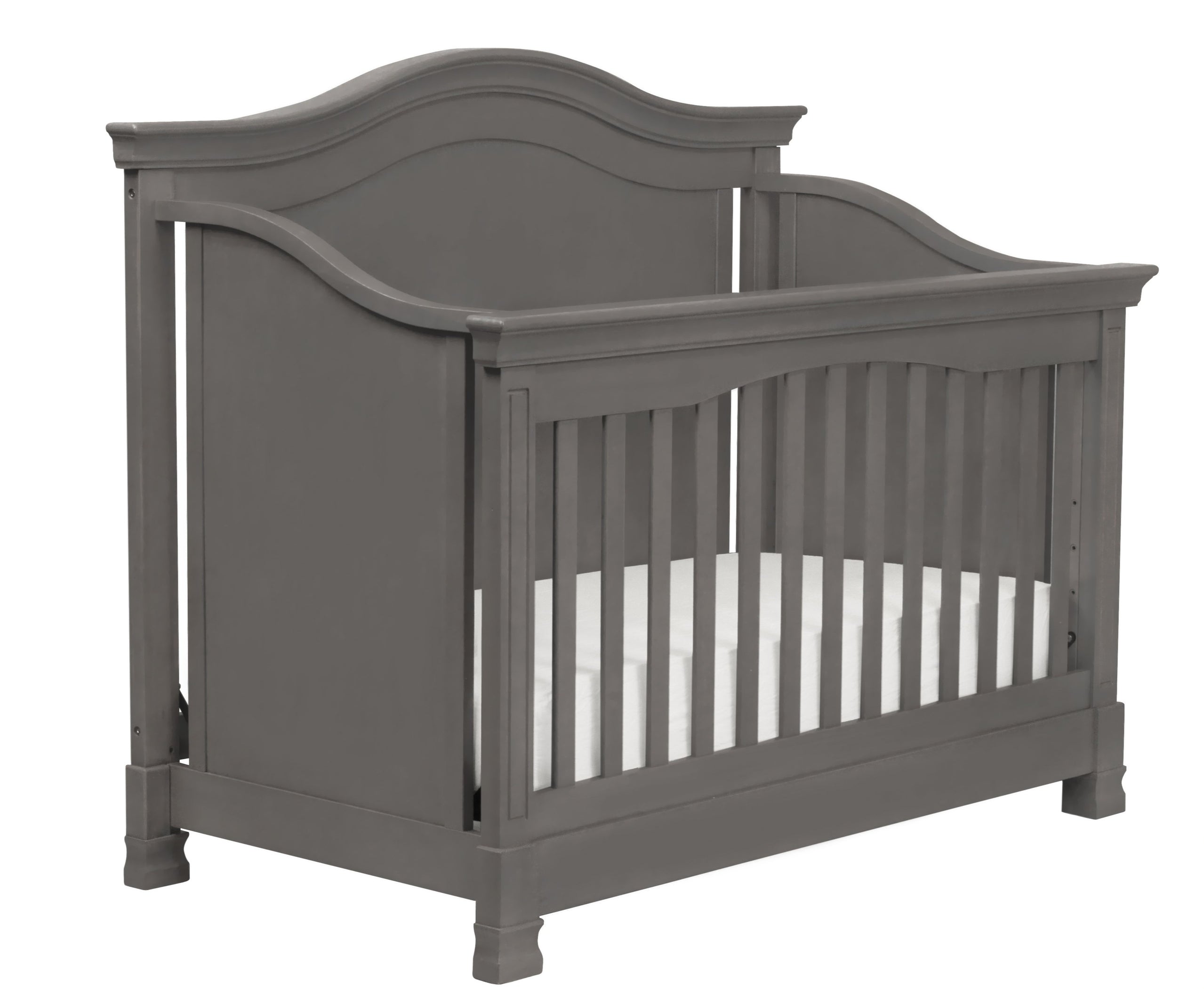 Million Dollar Baby Classic Louis 4-in-1 Convertible Crib, With Mattre
