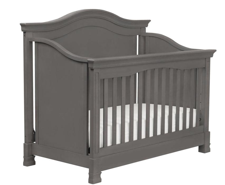 Million Dollar Baby Classic Louis 4-in-1 Convertible Crib, With Mattress & Conversion Kits