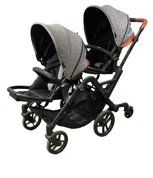 Curve double stroller clearance by contours