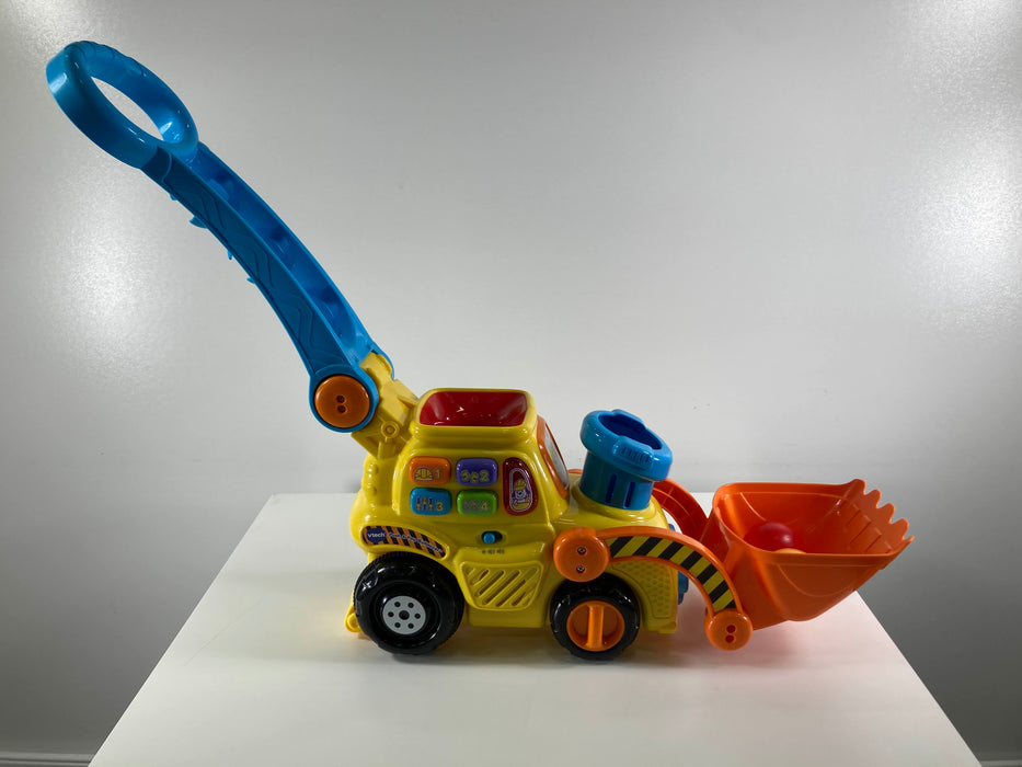 used VTech Pop-A-Balls Push And Pop Bulldozer