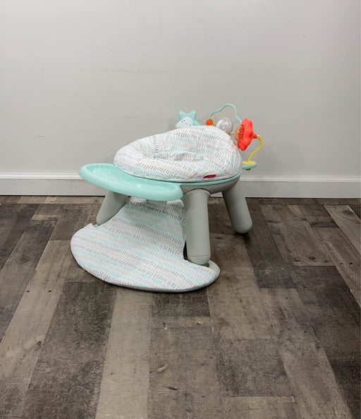 used Skip Hop 2-in-1 Sit-up Activity Baby Chair, Silver Cloud Lining