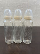 used Evenflo Glass Baby Bottles - 8oz, 3 Pack