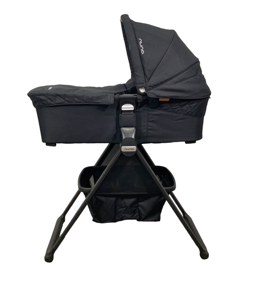 secondhand Nuna MIXX Bassinet with Stand, Caviar