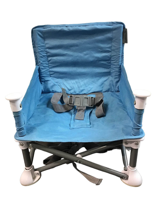 secondhand Summer Infant Pop 'n Sit Portable Booster, Original, Dusty Blue