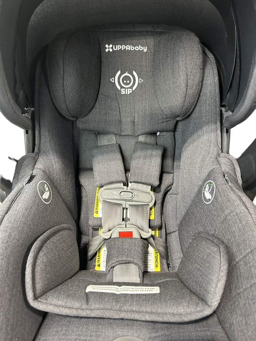 secondhand UPPAbaby MESA Infant Car Seat, 2019, Jordan (Charcoal Melange)