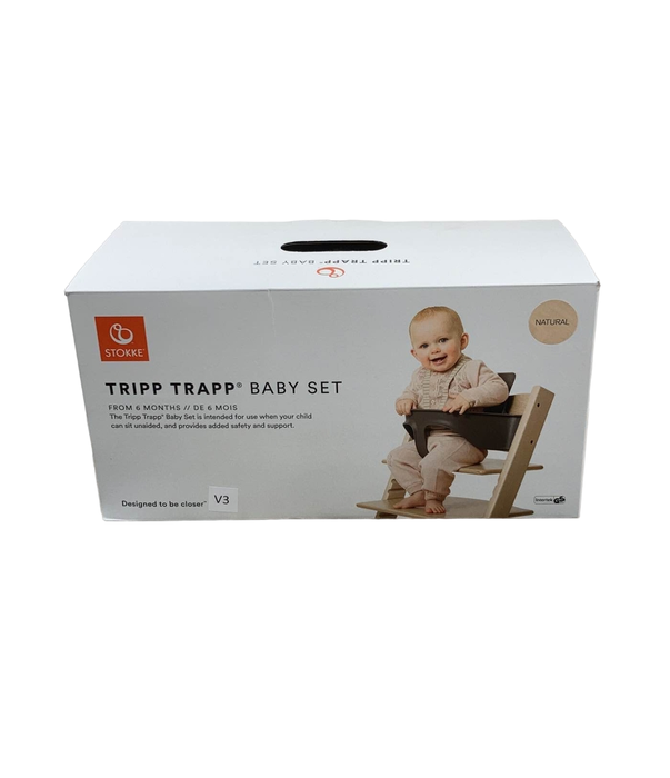 used Stokke Tripp Trapp Baby Set, Natural, Version 4