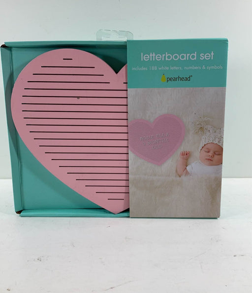 used Pearhead Letterboard Set, pink heart