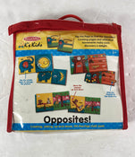 secondhand Melissa & Doug Soft Activity Book, Opposites