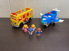 used BUNDLE Little People, Airplane and Bus