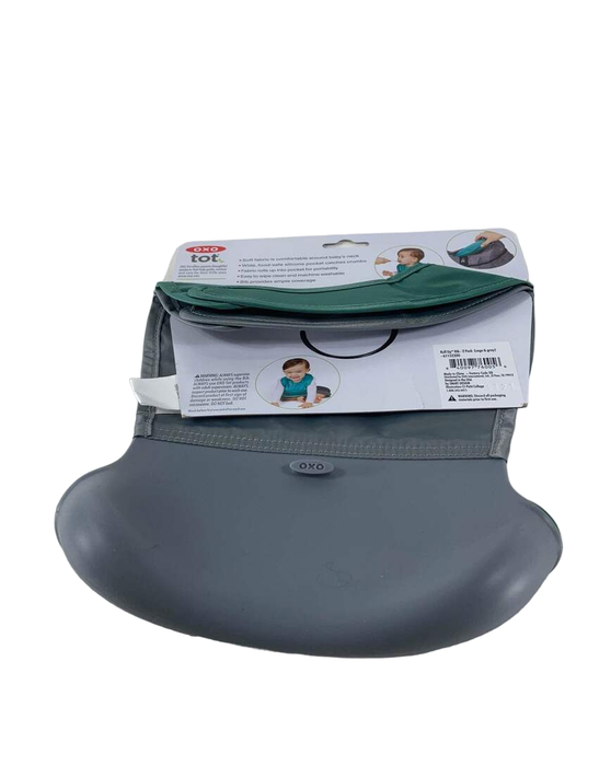 Shop OXO Tot Roll Up Bibs, 2 Pack, Gray and Sage at GoodBuy Gear