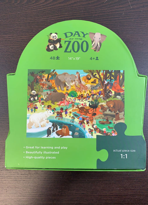 secondhand Crocodile Creek Floor Puzzle, Day At The Zoo