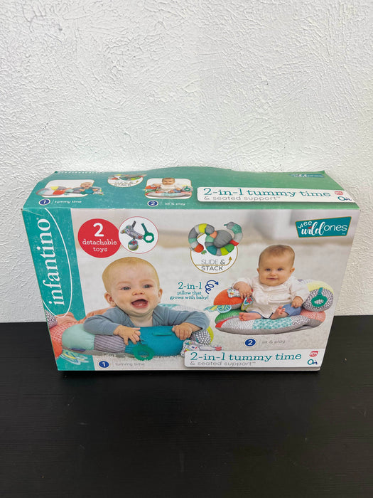 used Infantino 2-in-1 Tummy Time & Seated Support