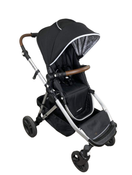 used Mockingbird Single to Double Stroller, 2022, Silver with Penny Leather, Windowpane, Black