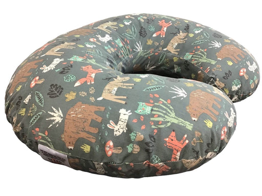 secondhand Boppy Nursing and Infant Support Luxe Pillow, Earthtone Woodland 