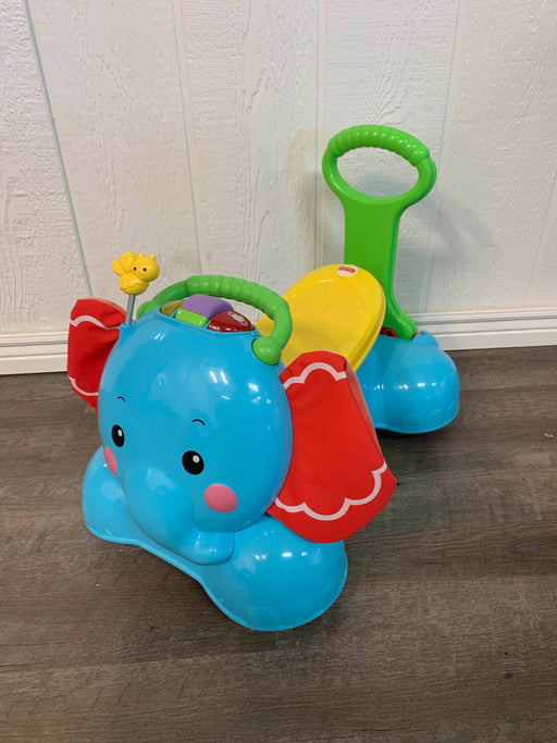 used Fisher Price 3-in-1 Bounce, Stride, and Ride Elephant