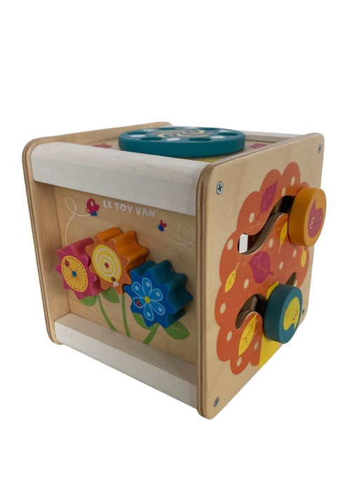 used Le Toy Van Wooden Petit Activity Cube