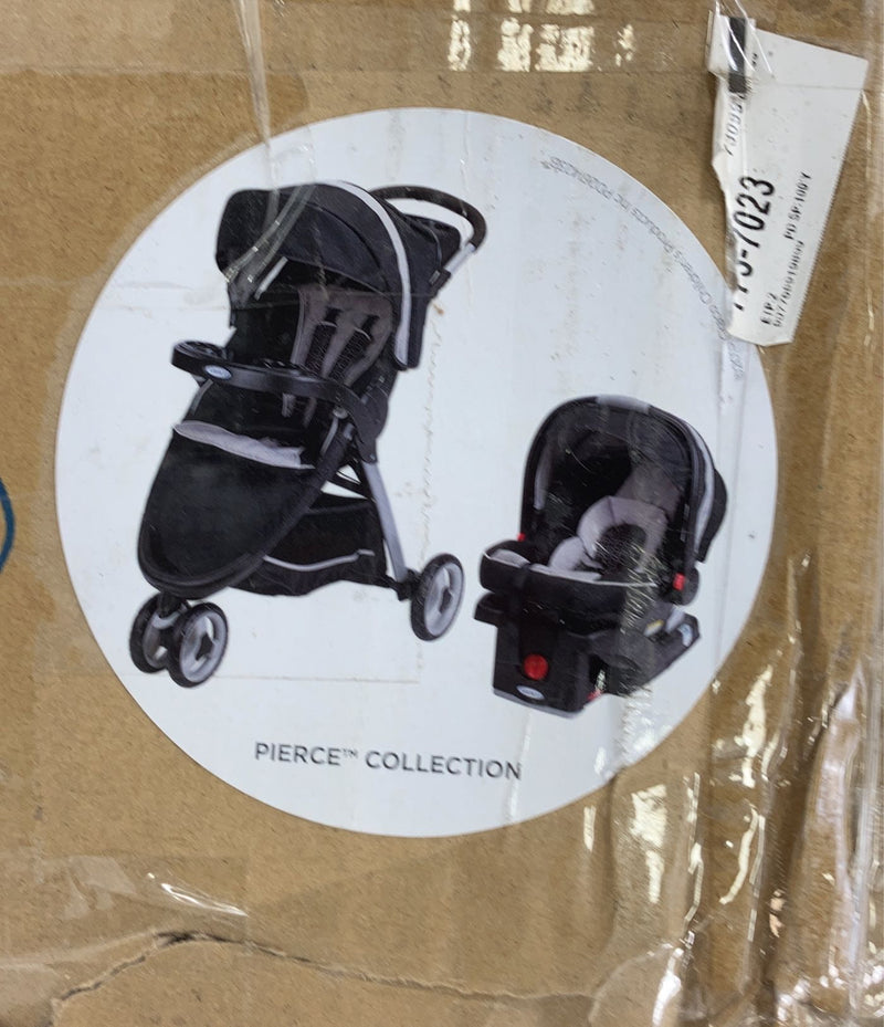 Graco FastAction Fold Sport Click Connect Travel System, Pierce, 2020