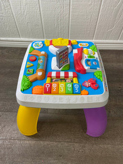 used Fisher Price Laugh & Learn Puppy and Friends Learning Table