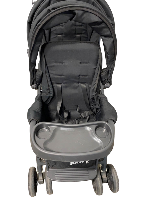 Joovy Caboose Too Graphite Sit and Stand Double Stroller, 2018, Black