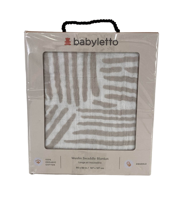 Shop Babyletto Muslin Swaddle Blanket, Oat Stripe at GoodBuy Gear