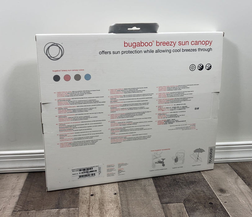 Shop Bugaboo Breezy Sun Canopy for Fox 2/Fox 3/Cameleon3/Lynx, Misty Grey at GoodBuy Gear