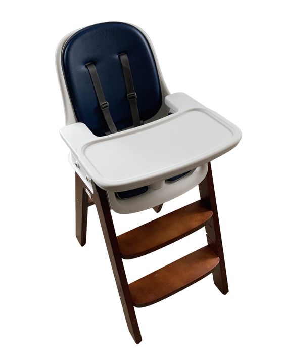 used OXO Tot Sprout High Chair, Navy/Walnut
