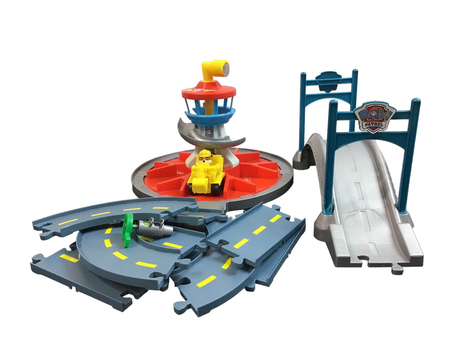 used PAW Patrol Launch N Roll Lookout Tower Track Set