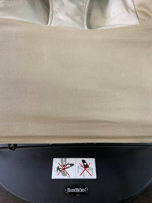 secondhand Baby Bjorn Bouncer Bliss, Sand Gray Cotton