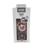 Shop BIBS Boheme Natural Rubber Pacifier 2 Pack, Blossom/Dusky Lilac, Size 1 (0+ months) at GoodBuy Gear