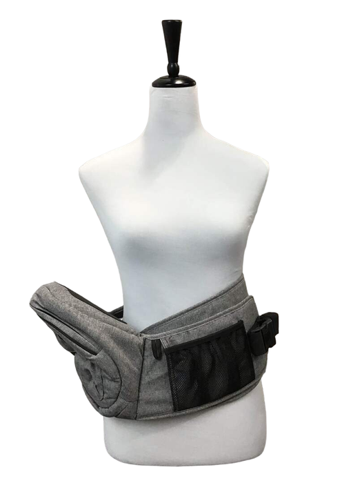 used TushBaby Hip Baby Carrier, Charcoal