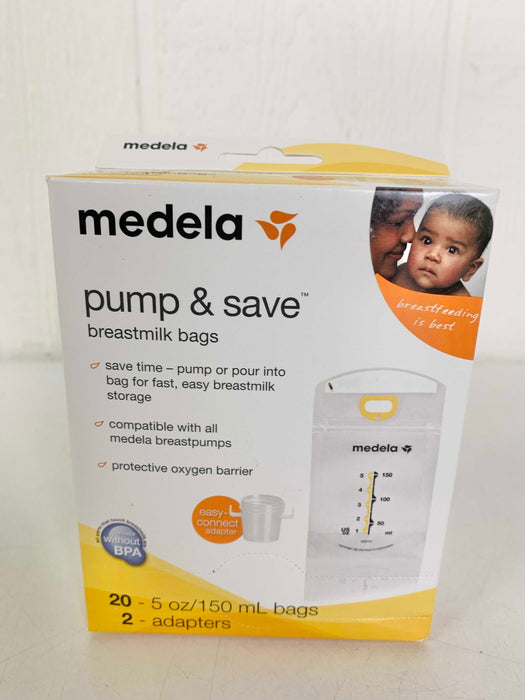 used Medela Pump And Save Breastmilk Bags