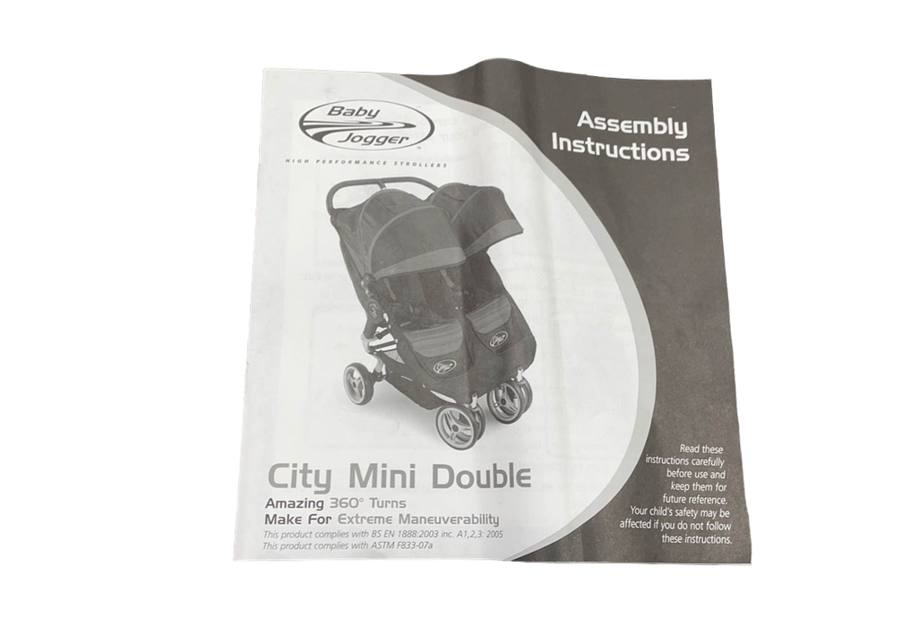 Baby Jogger Double Car Seat Adapter For City Mini Double and City Mini GT Double Strollers