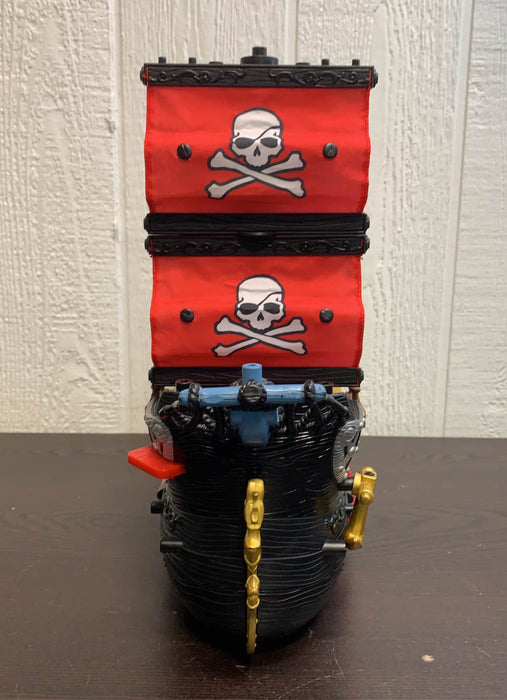 secondhand Fisher Price Imaginext Black & Red Pirate Ship