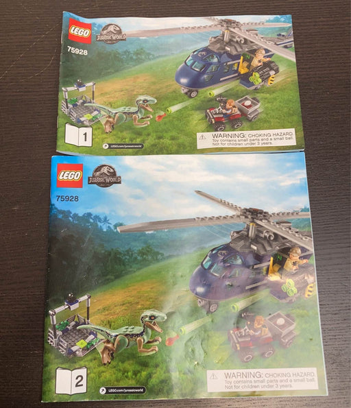 secondhand LEGO Jurassic World Blue’s Helicopter Pursuit