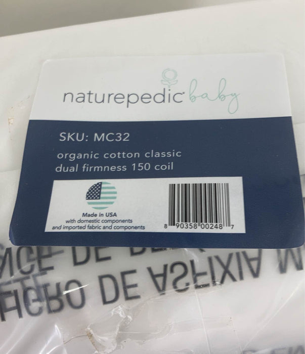 Shop Naturepedic Classic 150 Seamless 2-stage Organic Baby & Toddler Mattress at GoodBuy Gear