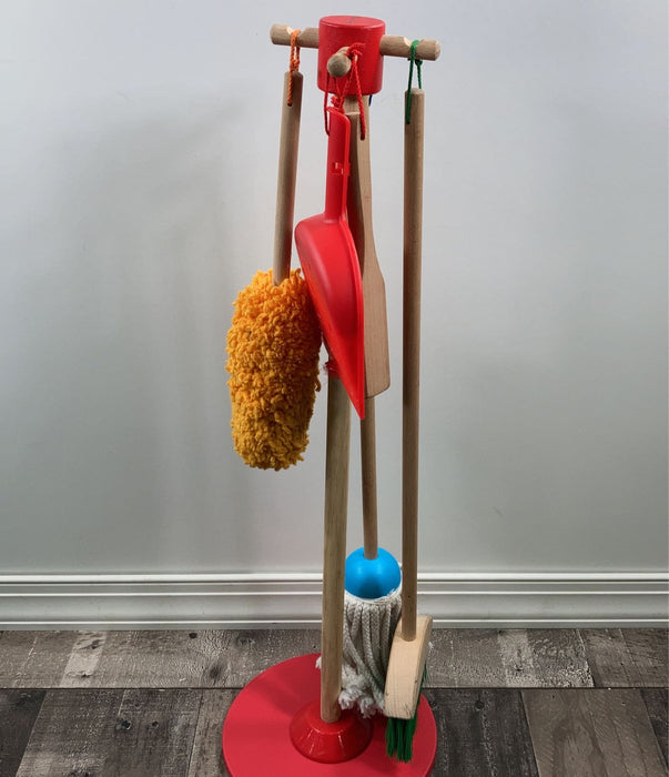 used Melissa & Doug Let's Play House! Dust, Sweep & Mop