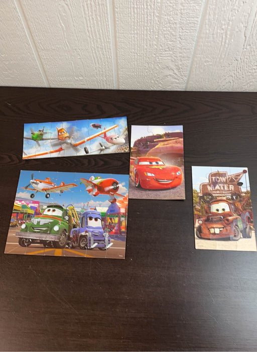 used BUNDLE Puzzles, -Disney Cars