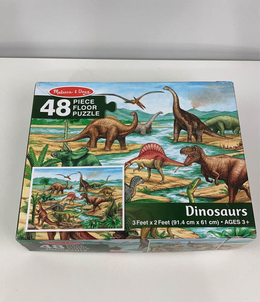 used Melissa & Doug Floor Puzzle, Dinosaurs