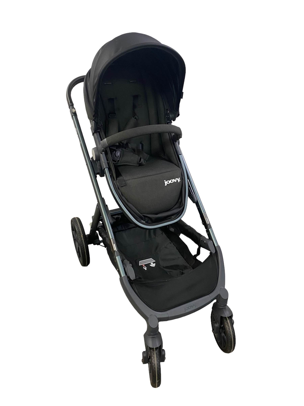 Joovy 9077 Qool Second Seat - Black Melange, Zwart