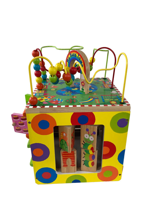 Shop ALEX Jr. My Busy World Wooden Activity Cube at GoodBuy Gear