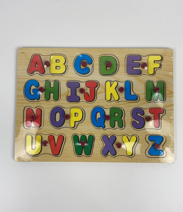 used Wooden Alphabet Puzzle