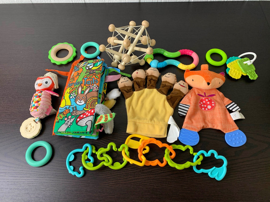 used BUNDLE Grasping Toys