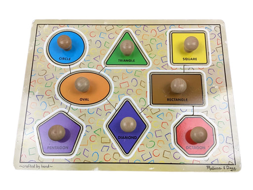 used Melissa & Doug Jumbo Knob Puzzle