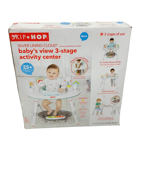 used Skip Hop Silver Lining Cloud Baby's View Activity Center