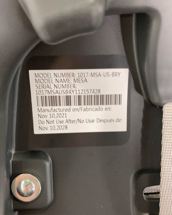 used UPPAbaby MESA Infant Car Seat