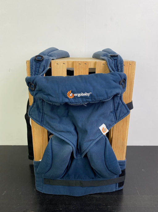 used Ergobaby 360 Four Position Ergonomic Baby Carrier, In Midnight Blue