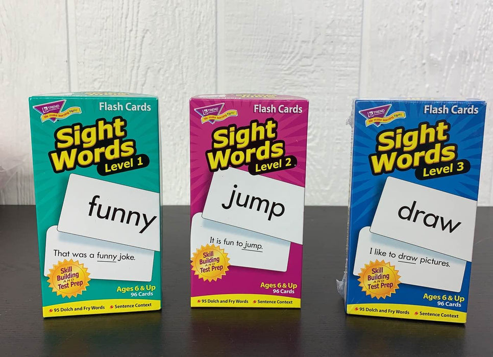 used BUNDLE Flash Cards, Sight Words