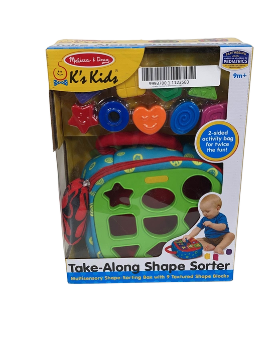 used Melissa & Doug K’s Kids Take Along Shape Sorter