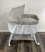 used Ingenuity Ity Snuggity Snug Portable Baby Bedside Bassinet with Soothing Vibrations