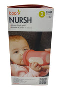 secondhand Boon Nursh Bottles, 3 Pack, Pink, 8oz, Medium